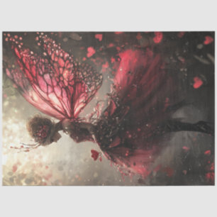 Decoupage Whimsical Valentine Fairy Butterfly Wing Tissue Paper