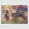 Decoupage Whimsical Vibrant Woman Dancer