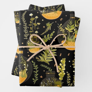 Decoupage Wrapping Paper Flat Sheet Set of 3