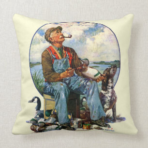 Decoys Throw Pillow