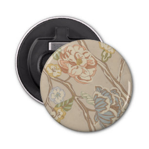 Decrative Organza Chintz Floral Design Bottle Opener