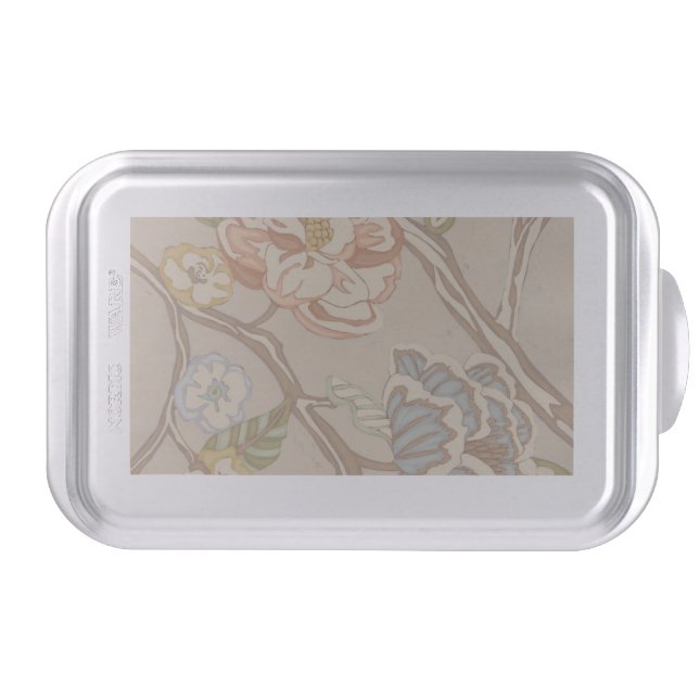 Decrative Organza Chintz Floral Design Cake Pan (Front)