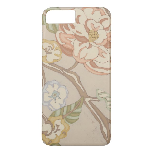Decrative Organza Chintz Floral Design Case-Mate iPhone Case (Back)