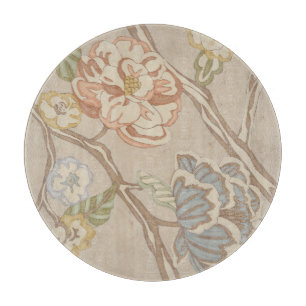 Decrative Organza Chintz Floral Design Cutting Board