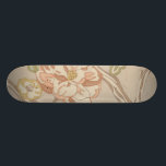 Decrative Organza Chintz Floral Design Skateboard<br><div class="desc">A decorative organza chintz floral design,  the pale colors offer a muted beauty without taking away any power from this piece. Hang it in your bedroom,  your living room,  or any room. You can't go wrong with this purchase!</div>