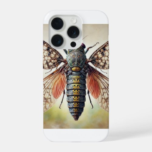 Dectes Beetle 250624IREF111 _ Watercolor iPhone 15 Pro Case