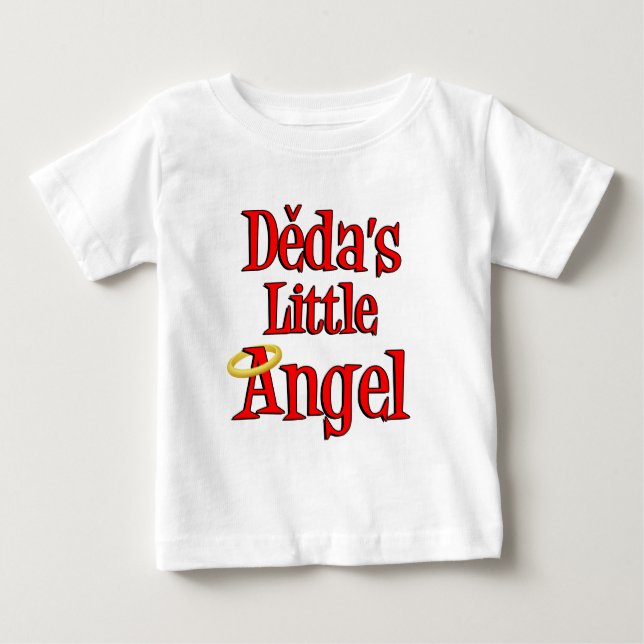 Deda's Little Angel Baby T-Shirt (Front)