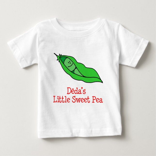 Deda's Little Sweet Pea Baby T-Shirt (Front)