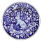 Dedham Blue White Rabbit Ceramic Drawer Pull Knob