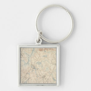 Dedham, Massachusetts Keychain