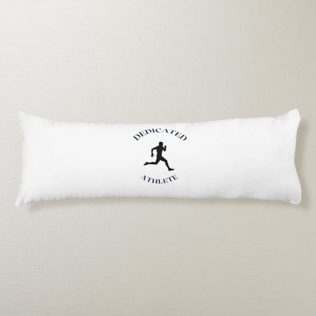 DEDICATED ATHLETE BODY PILLOW (Front)