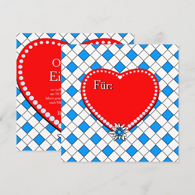 Dedicated Invitation (Front/Back)