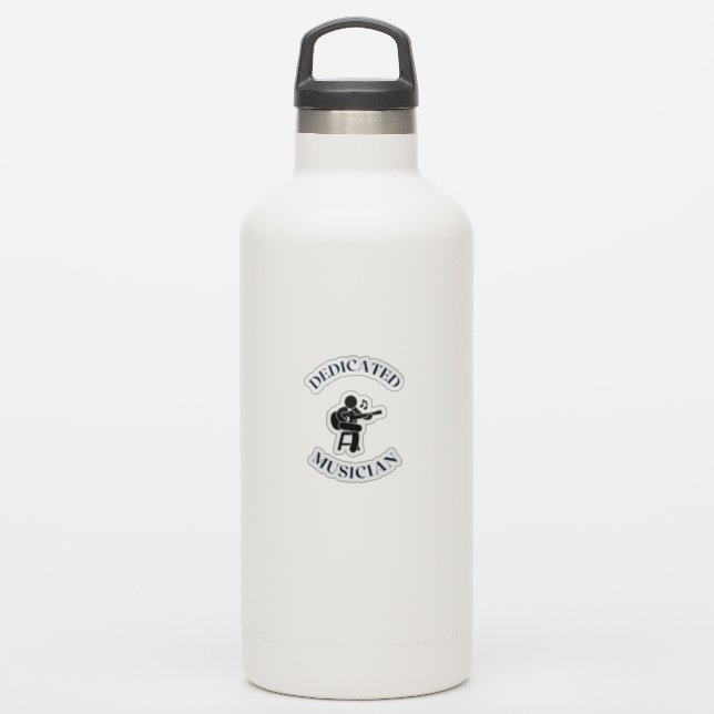 DEDICATED MUSICIAN STICKER (Waterbottle)