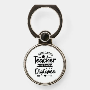 Dedicated Teacher Distance Phone Ring Stand