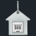 DEDICATED TO GOD  CUSTOMIZABLE COOL BLACK TEXT PET ID TAG<br><div class="desc">THIS IS A COLOURFUL DESIGN FITTING FOR EVERYONE DEDICATED TO GOD ALMIGHY ON THE ALTAR LIKE (Seminarians in the seminary, reverend, fathers, sisters, brothers, monks, nuns, faithful catholics, anglicans, pentecostal and other religious in communion, sons and daughters of god, children of light, people that love their neigbours, church christians who...</div>