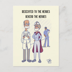 Dedicated To Heros Postcard