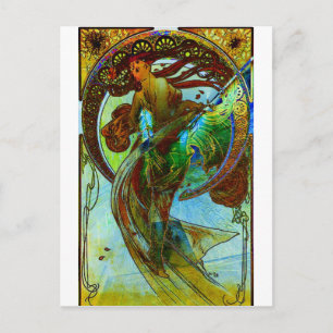 DEDICATION ~ MUCHA ETERNAL THROUGH HIS WORKS 3 POSTCARD