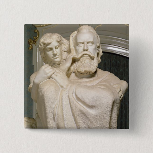 Dedication to Brahms, 1909 Button (Front)