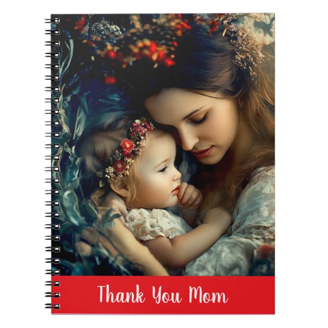 Dedication To Moms Notebook (Front)