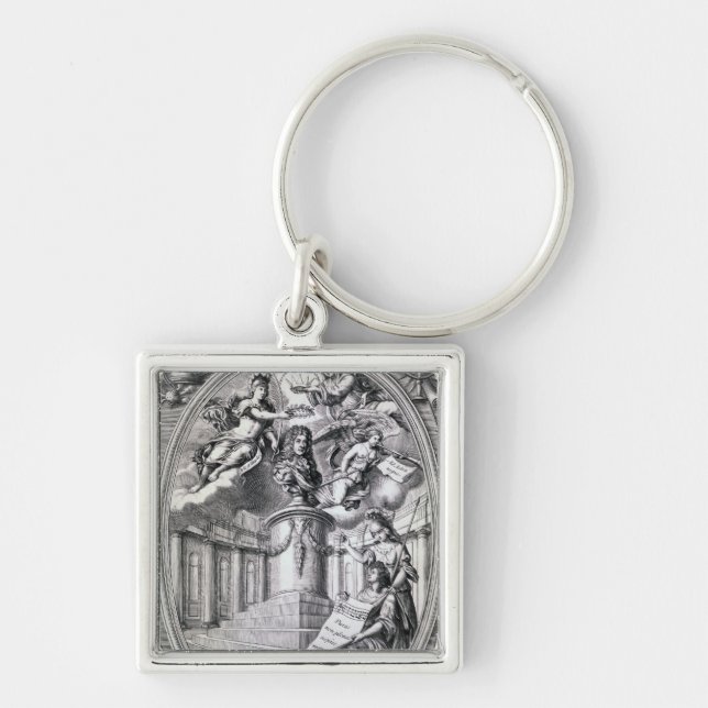 Dedicatory engraving to Gottfried Finger, 1688 Keychain (Front)
