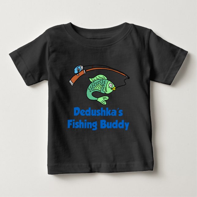 Dedushka Fishing Buddy Baby T-Shirt (Front)