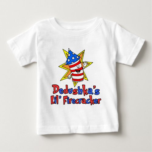 Dedushkas Little Firecracker Baby T_Shirt