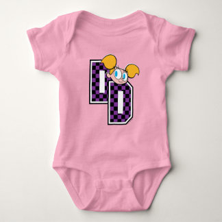 Dee Dee Athletic Letters Graphic Baby Bodysuit