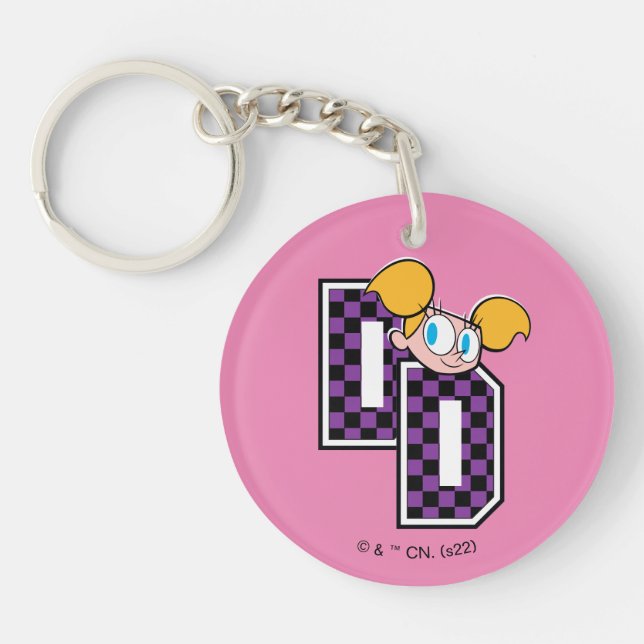 Dee Dee Athletic Letters Graphic Keychain (Front)