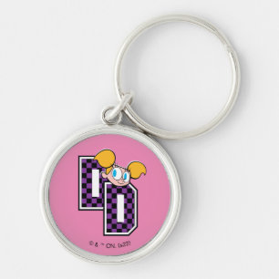 Dee Dee Athletic Letters Graphic Keychain