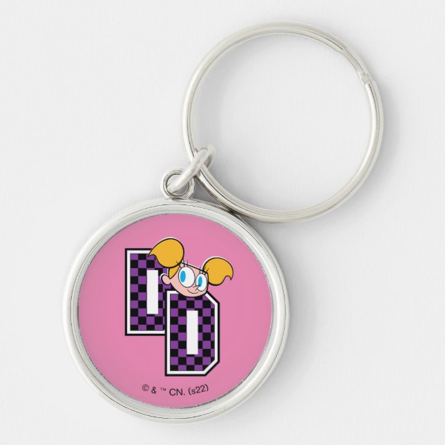 Dee Dee Athletic Letters Graphic Keychain (Front)