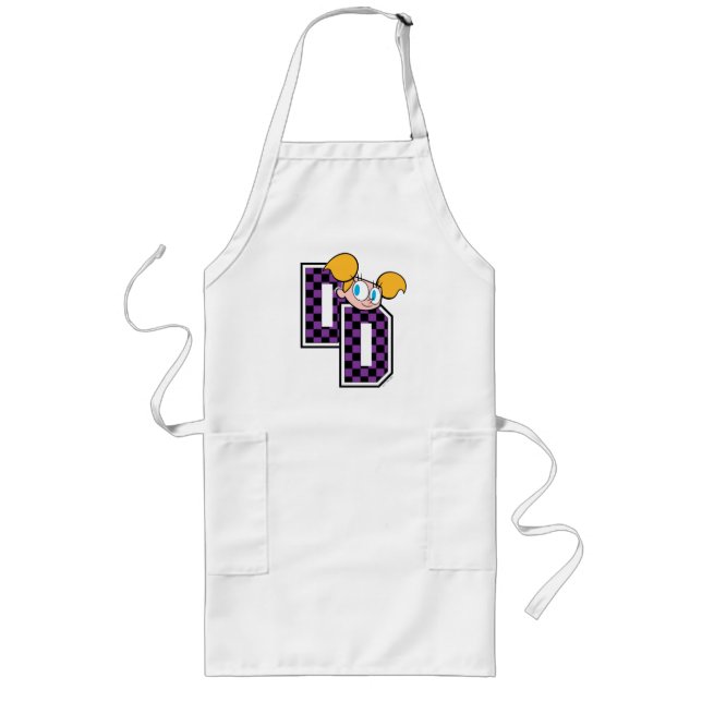 Dee Dee Athletic Letters Graphic Long Apron (Front)