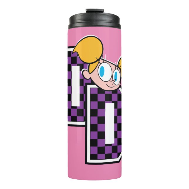 Dee Dee Athletic Letters Graphic Thermal Tumbler (Front)