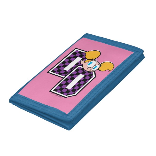 Dee Dee Athletic Letters Graphic Trifold Wallet (Bottom)