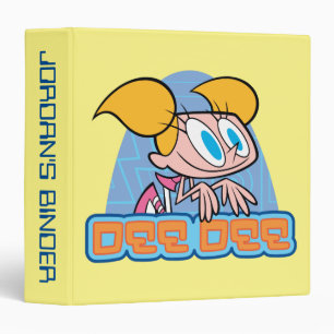 Dee Dee Character Name Graphic 3 Ring Binder
