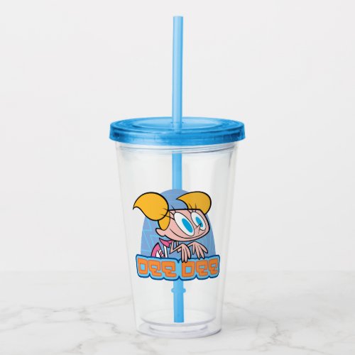 Dee Dee Character Name Graphic Acrylic Tumbler