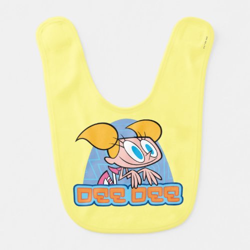 Dee Dee Character Name Graphic Baby Bib