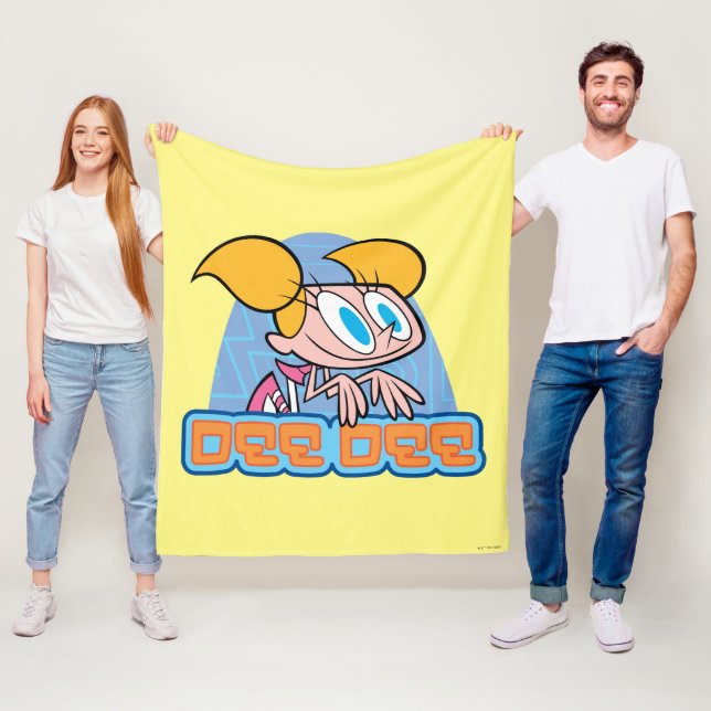 Dee Dee Character Name Graphic Fleece Blanket (In Situ)