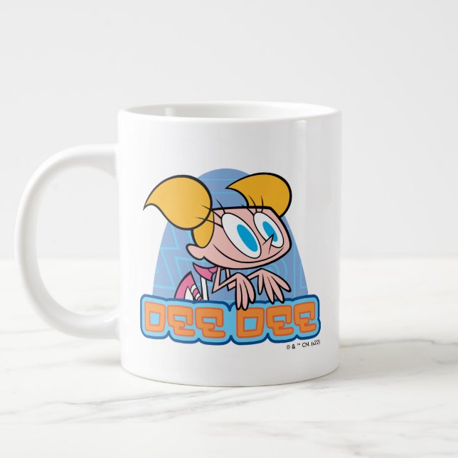 Dee Dee Character Name Graphic Giant Coffee Mug (Left)