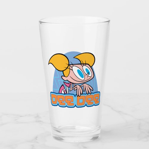 Dee Dee Character Name Graphic Glass