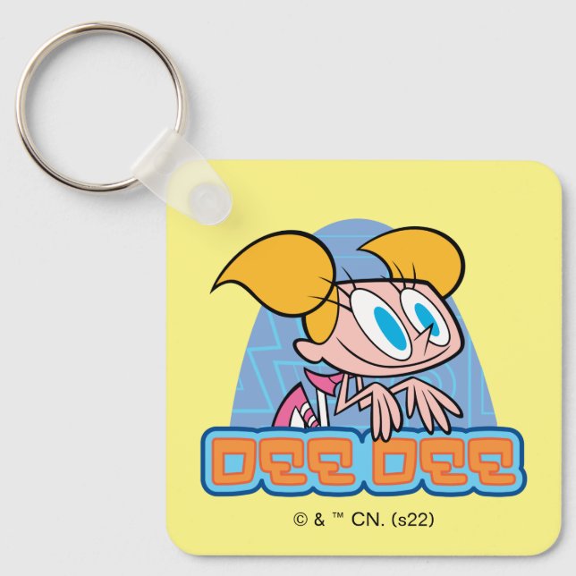 Dee Dee Character Name Graphic Keychain (Front)