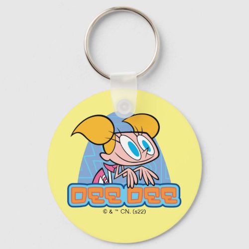 Dee Dee Character Name Graphic Keychain