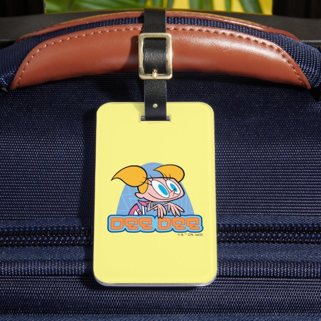 Dee Dee Character Name Graphic Luggage Tag (Front Insitu 2)
