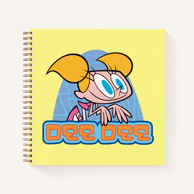 Dee Dee Character Name Graphic Notebook (Front)