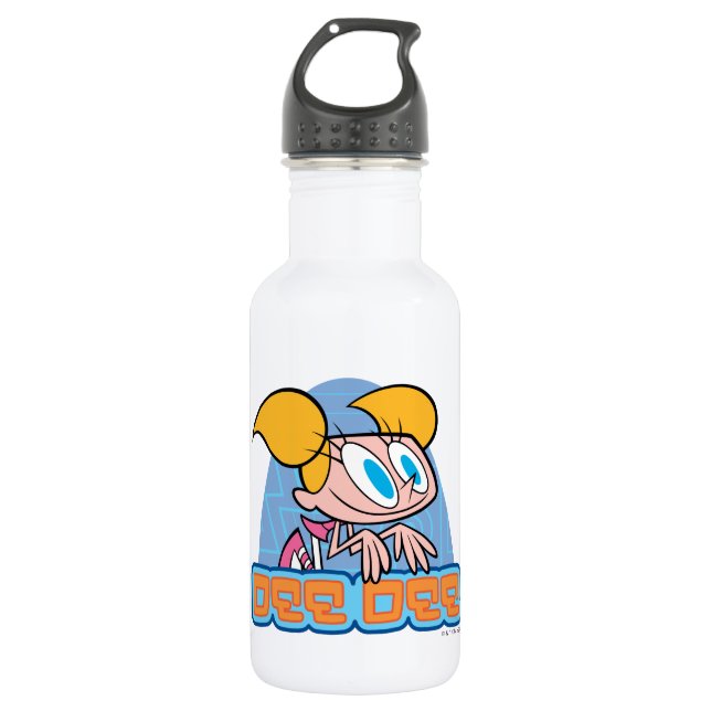 Dee Dee Character Name Graphic Stainless Steel Water Bottle (Front)