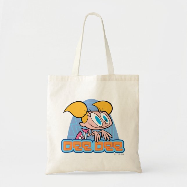 Dee Dee Character Name Graphic Tote Bag (Front)