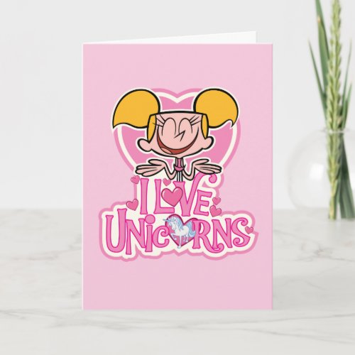 Dee Dee _ I Love Unicorns Card