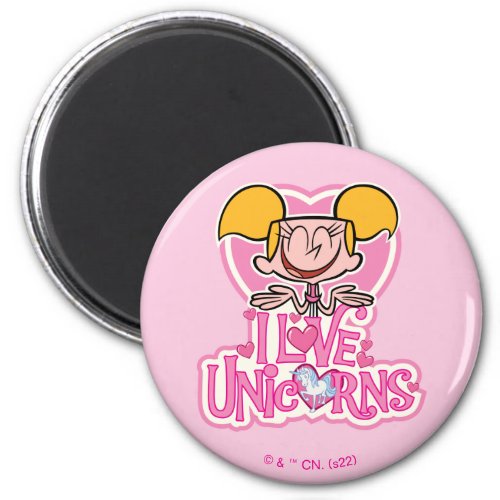Dee Dee _ I Love Unicorns Magnet