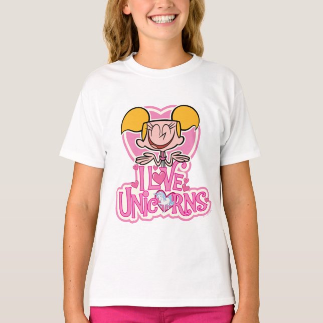 Dee Dee - I Love Unicorns T-Shirt (Front)
