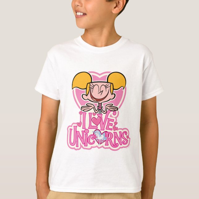 Dee Dee - I Love Unicorns T-Shirt (Front)