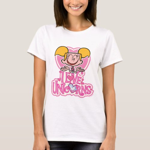 Dee Dee _ I Love Unicorns T_Shirt